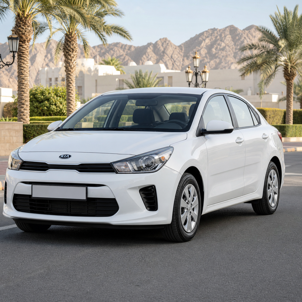 KIA RIO rental in Muscat - Easy Drive Oman