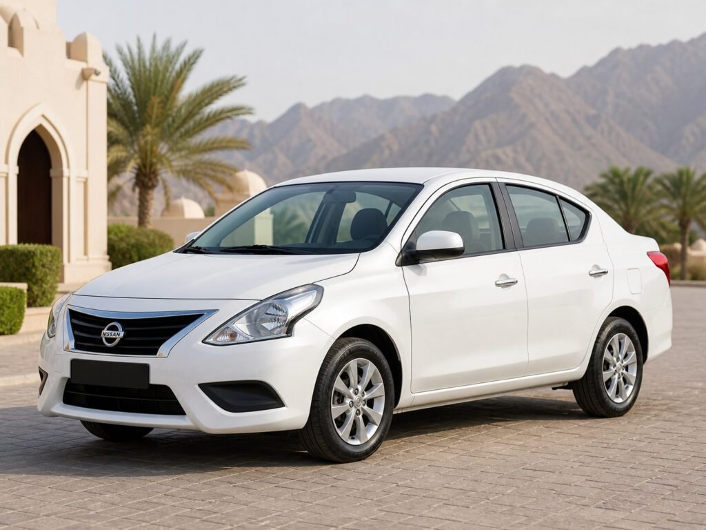 NISSAN SUNNY rental in Muscat - Easy Drive Oman
