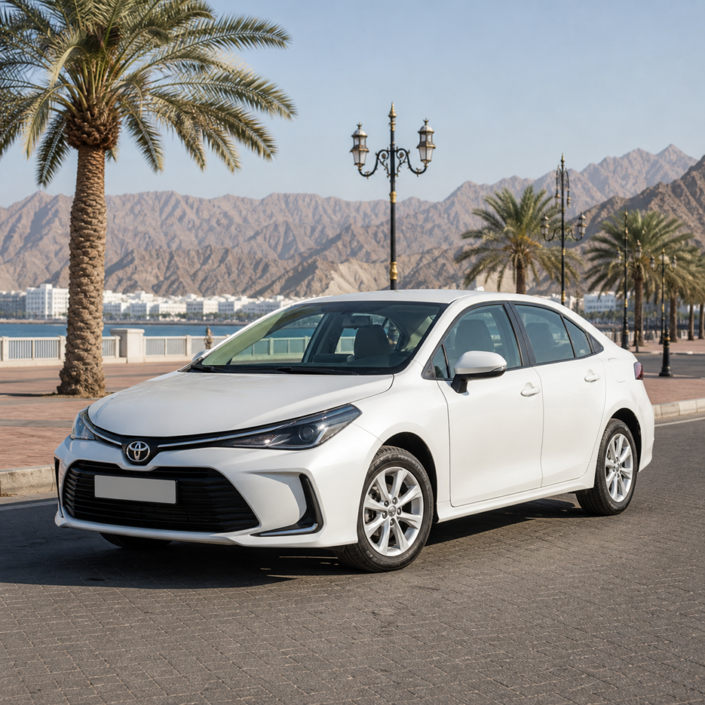 TOYOTA COROLLA rental in Muscat - Easy Drive Oman